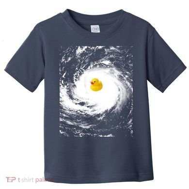 Rubber Duck In Hurricane Storm Toddler T-Shirt