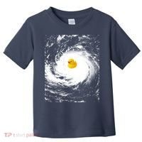 Rubber Duck In Hurricane Storm Toddler T-Shirt thumb 0