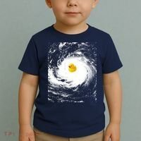 Rubber Duck In Hurricane Storm Toddler T-Shirt thumb 2