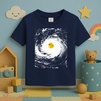 Rubber Duck In Hurricane Storm Toddler T-Shirt thumb 3