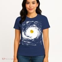 Rubber Duck In Hurricane Storm Women's T-Shirt thumb 4