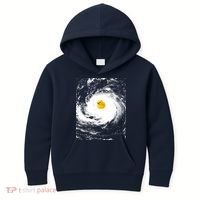 Rubber Duck In Hurricane Storm Kids Hoodie thumb 0