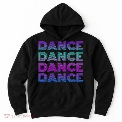 Retro Dance I Love Dancing Dancer N Student Dance Teacher Hoodie