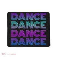 Retro Dance I Love Dancing Dancer N Student Dance Teacher Mousepad thumb 0