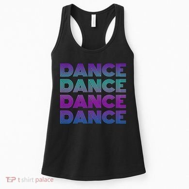 Retro Dance I Love Dancing Dancer N Student Dance Teacher Women's Tank Top