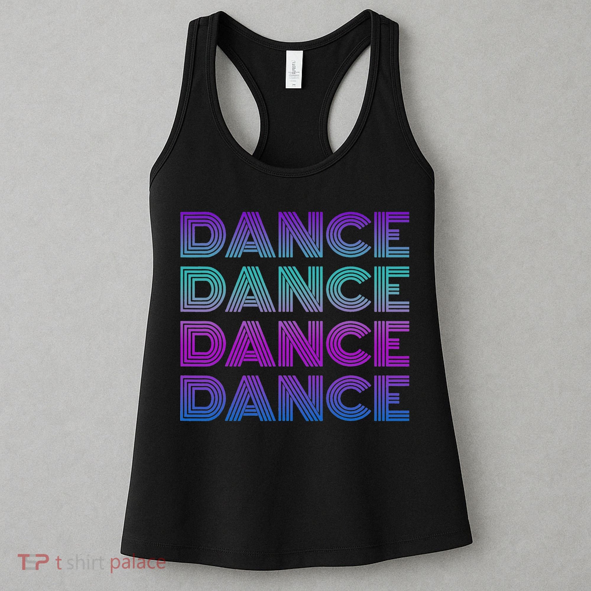 Retro Dance I Love Dancing Dancer N Student Dance Teacher Women's Tank Top