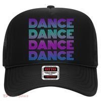 Retro Dance I Love Dancing Dancer N Student Dance Teacher Hat thumb 0
