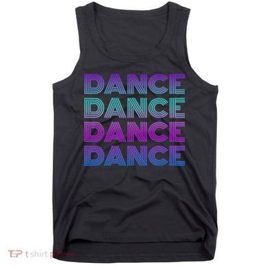 Retro Dance I Love Dancing Dancer N Student Dance Teacher Tank Top