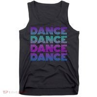 Retro Dance I Love Dancing Dancer N Student Dance Teacher Tank Top thumb 0