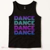 Retro Dance I Love Dancing Dancer N Student Dance Teacher Tank Top thumb 2