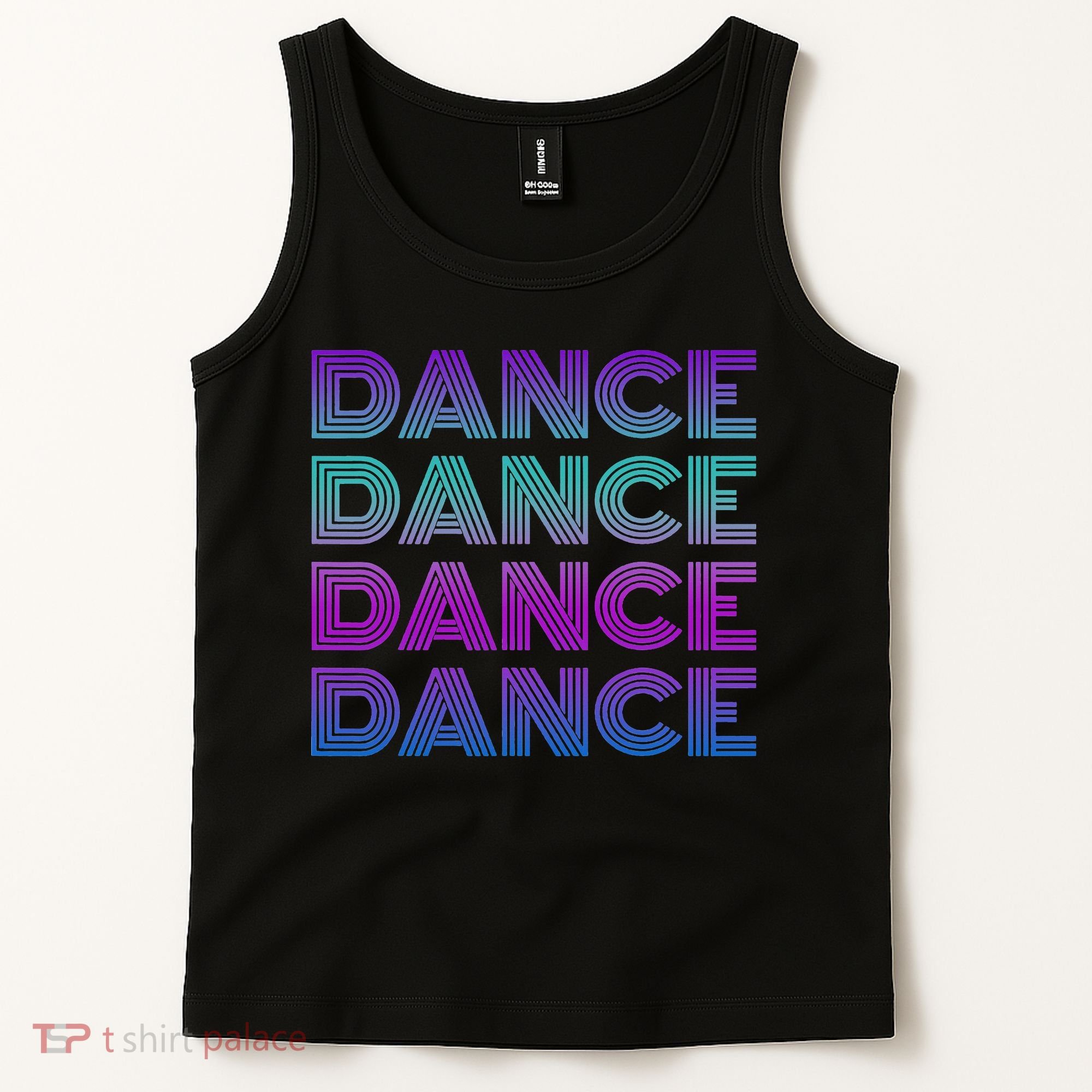 Retro Dance I Love Dancing Dancer N Student Dance Teacher Tank Top