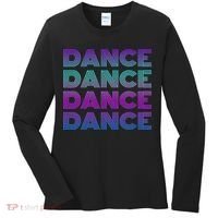 Retro Dance I Love Dancing Dancer N Student Dance Teacher Women's Long Sleeve Shirt thumb 0