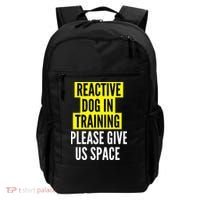 Reactive Dog In Training & Nervous Dog Owners BOTH SIDES Backpack thumb 0