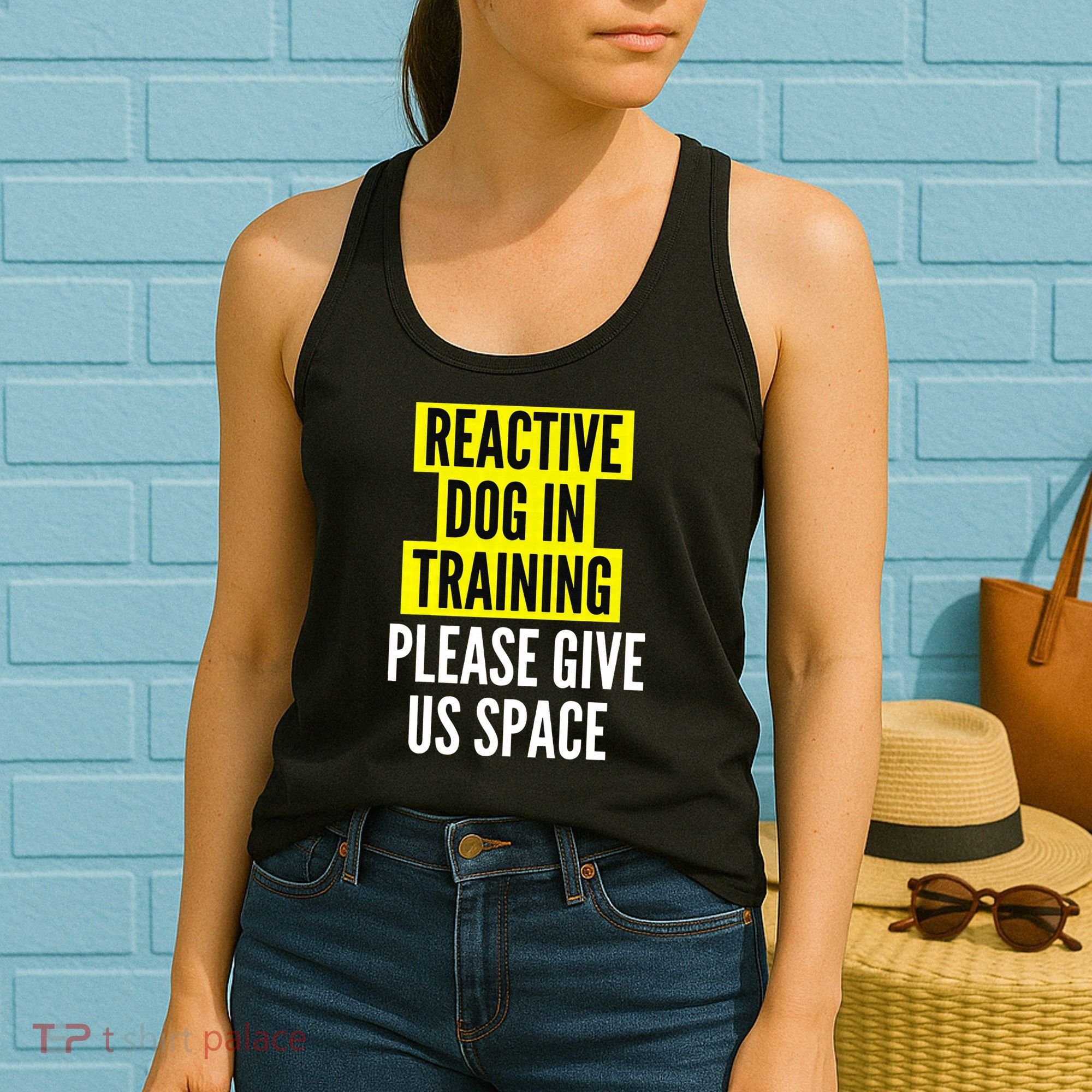 Reactive Dog In Training & Nervous Dog Owners BOTH SIDES Women's Tank Top
