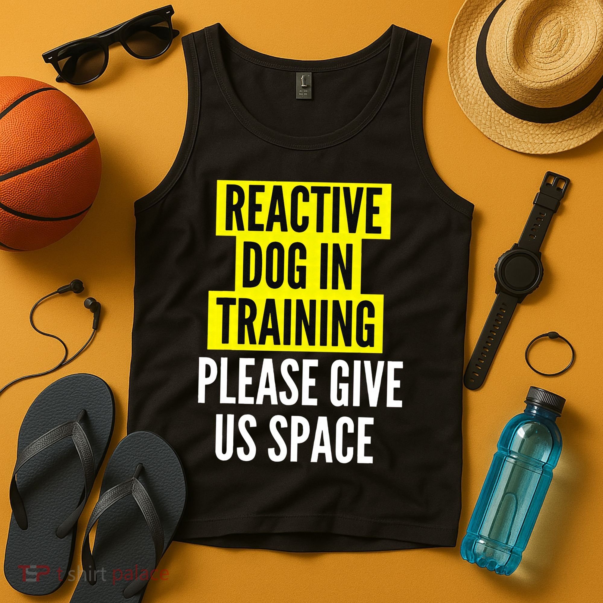 Reactive Dog In Training & Nervous Dog Owners BOTH SIDES Tank Top