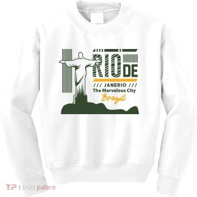 Rio De Janerio Brazil Kids Sweatshirt