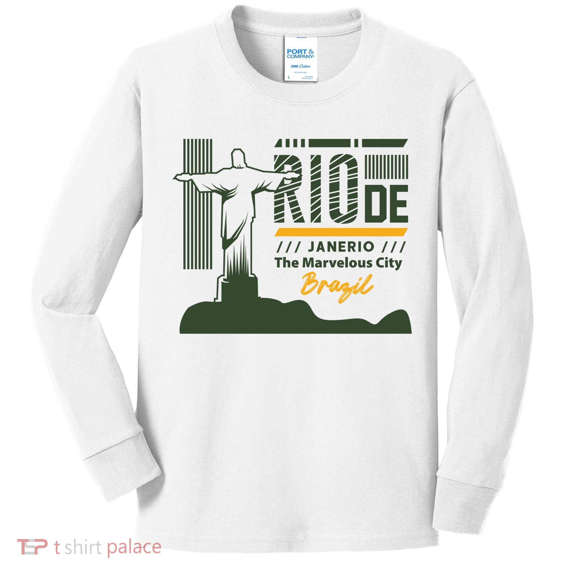 Rio De Janerio Brazil Kids Long Sleeve Shirt