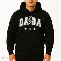Retro Dada Lightning Bolt Checkered Father’s Day Hoodie thumb 2