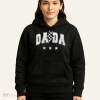Retro Dada Lightning Bolt Checkered Father’s Day Hoodie thumb 5