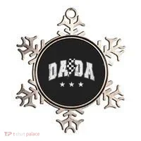 Retro Dada Lightning Bolt Checkered Father’s Day Ornament thumb 0