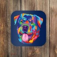 Rottweiler Dog Lover Tee Rottweiler Owner Coaster thumb 0