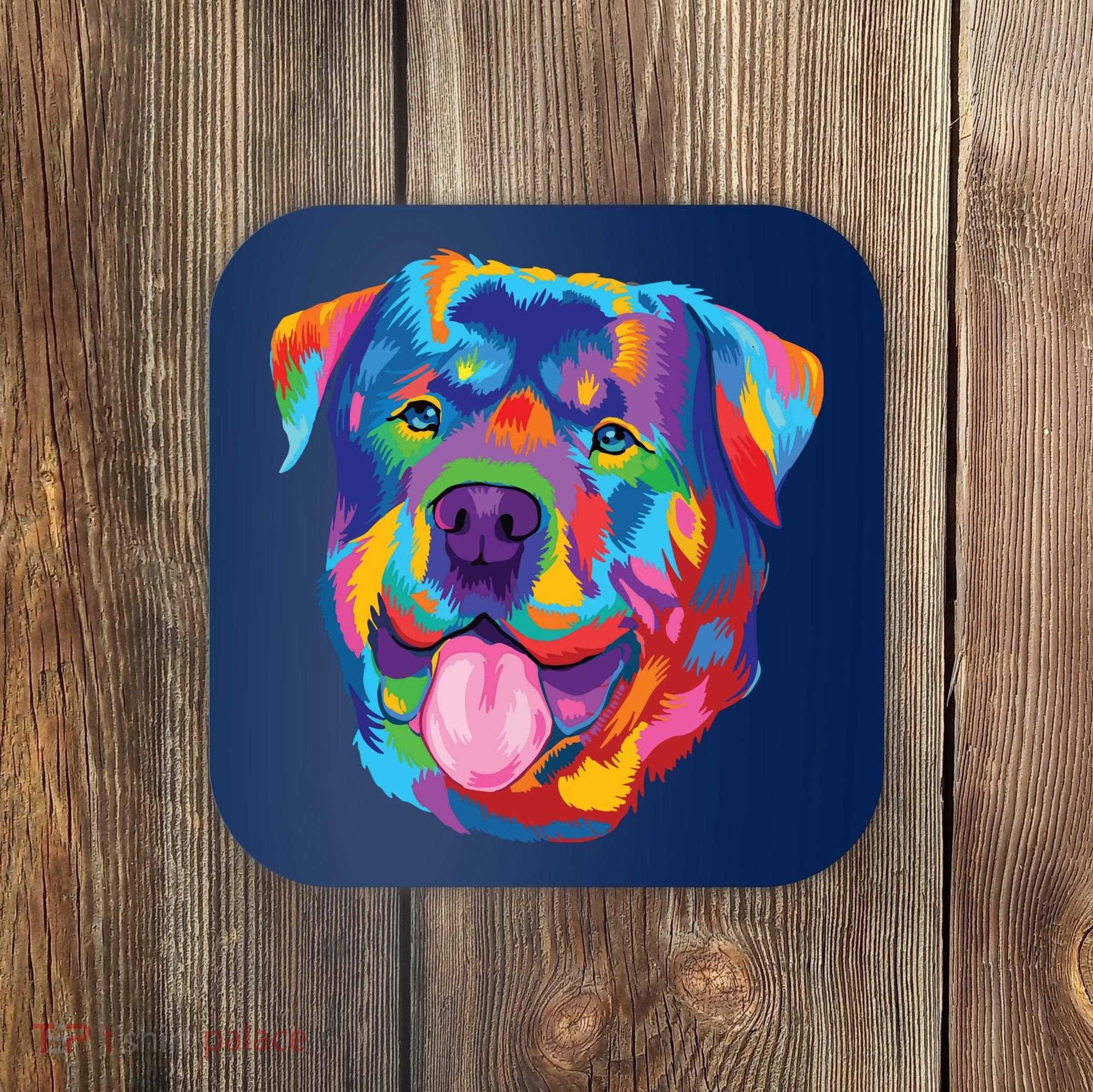 Rottweiler Dog Lover Tee Rottweiler Owner Coaster