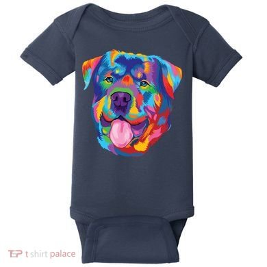 Rottweiler Dog Lover Tee Rottweiler Owner Baby Bodysuit
