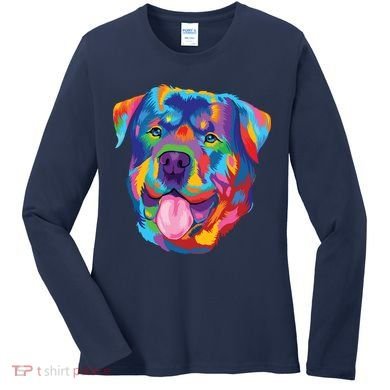 Rottweiler Dog Lover Tee Rottweiler Owner Women's Long Sleeve Shirt