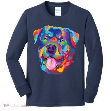 Rottweiler Dog Lover Tee Rottweiler Owner Kids Long Sleeve Shirt