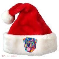 Rottweiler Dog Lover Tee Rottweiler Owner Santa Hat thumb 0
