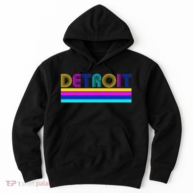 Retro Detroit Logo Hoodie