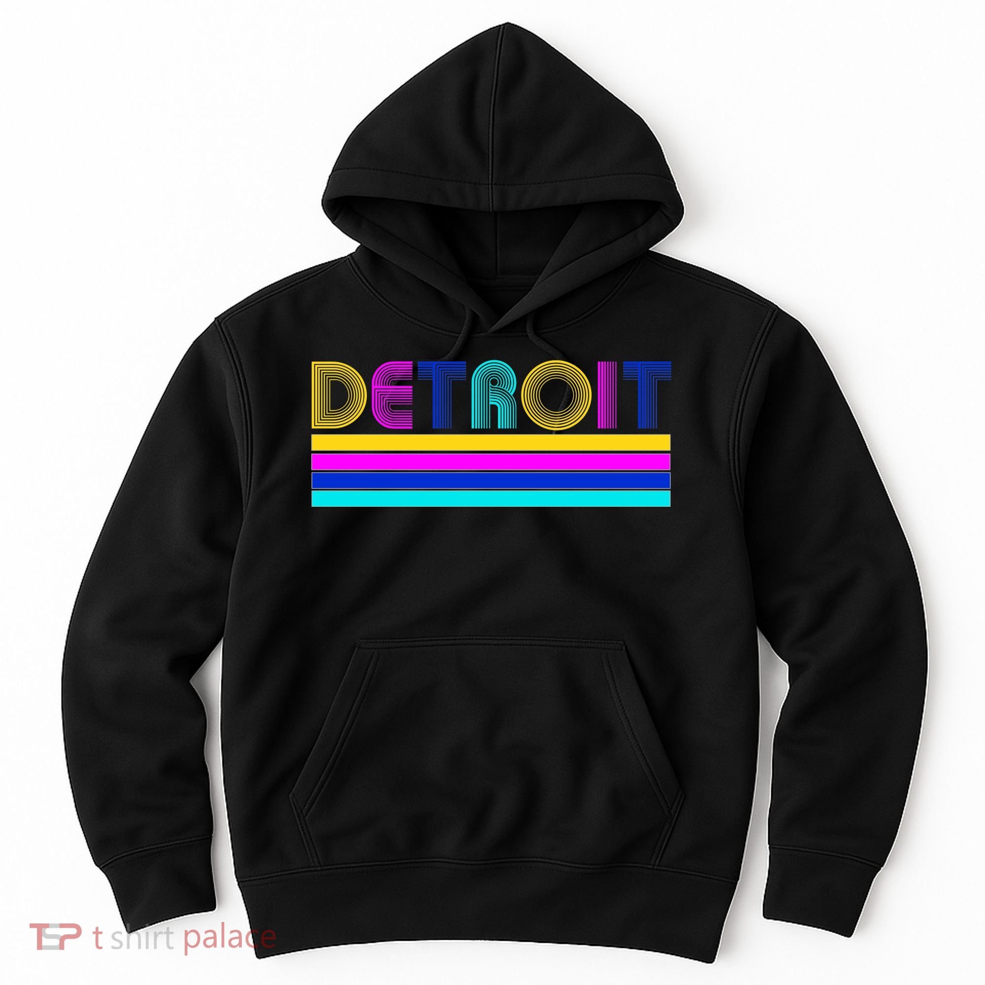 Retro Detroit Logo Hoodie
