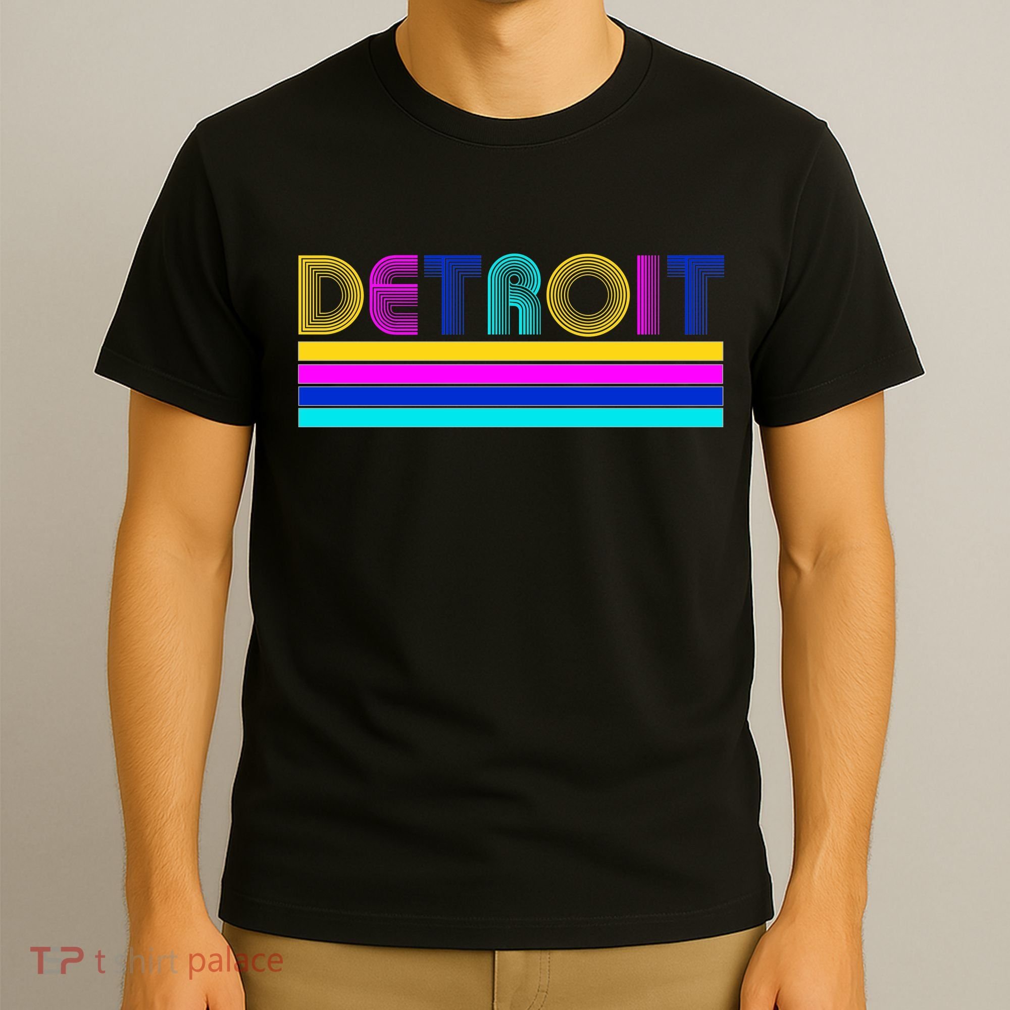 Retro Detroit Logo T-Shirt