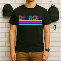 Retro Detroit Logo T-Shirt thumb 6