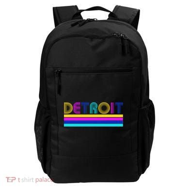 Retro Detroit Logo Backpack