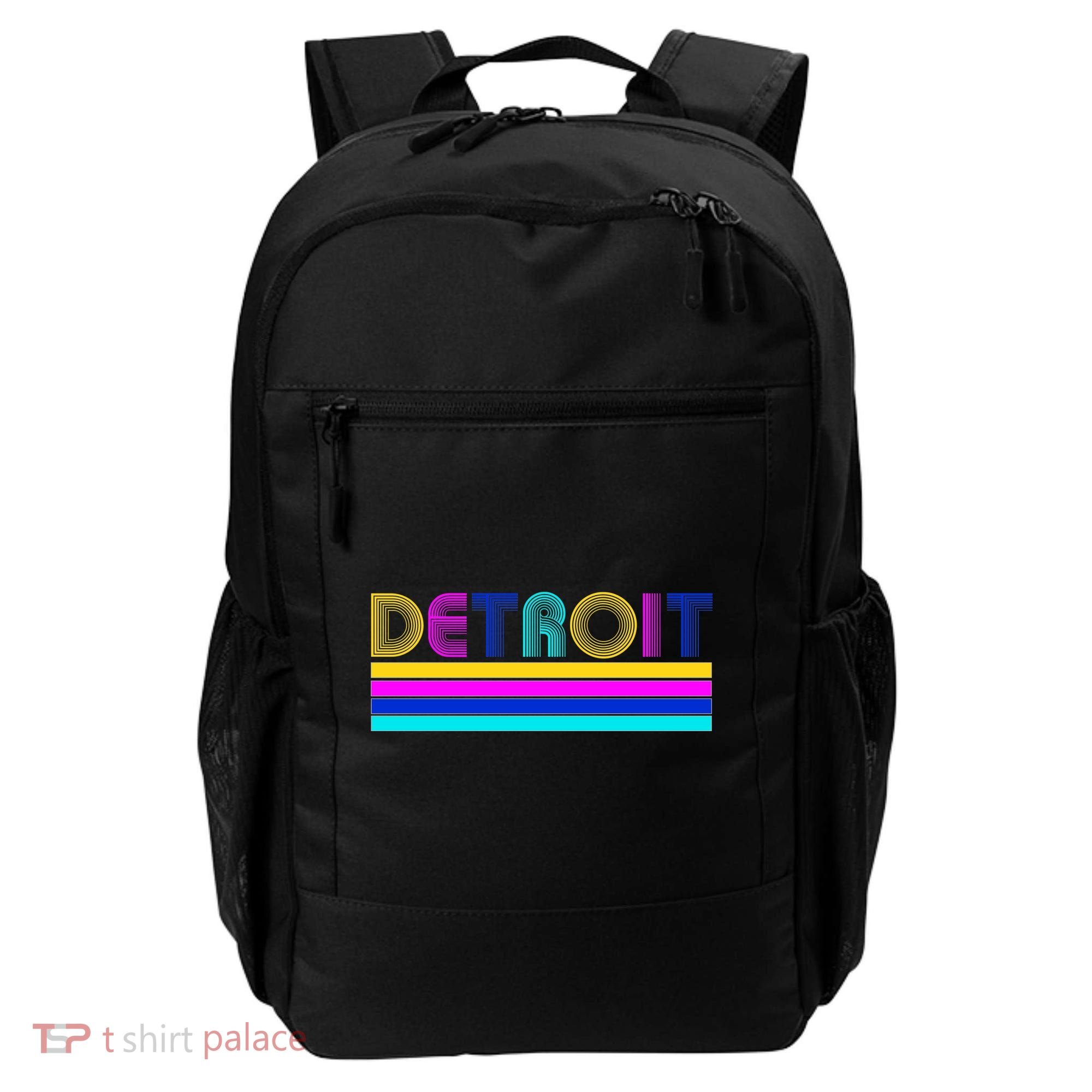 Retro Detroit Logo Backpack