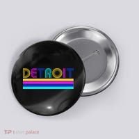 Retro Detroit Logo Button thumb 0