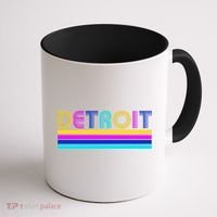 Retro Detroit Logo Coffee Mug thumb 1