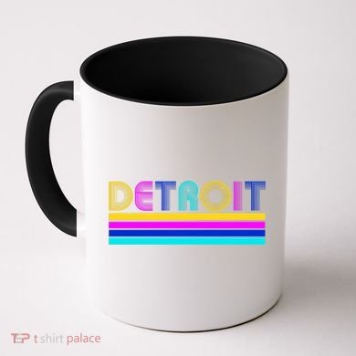Retro Detroit Logo Coffee Mug