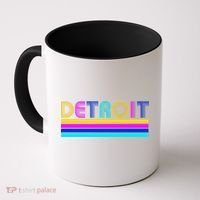 Retro Detroit Logo Coffee Mug thumb 0