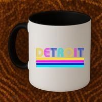 Retro Detroit Logo Coffee Mug thumb 2