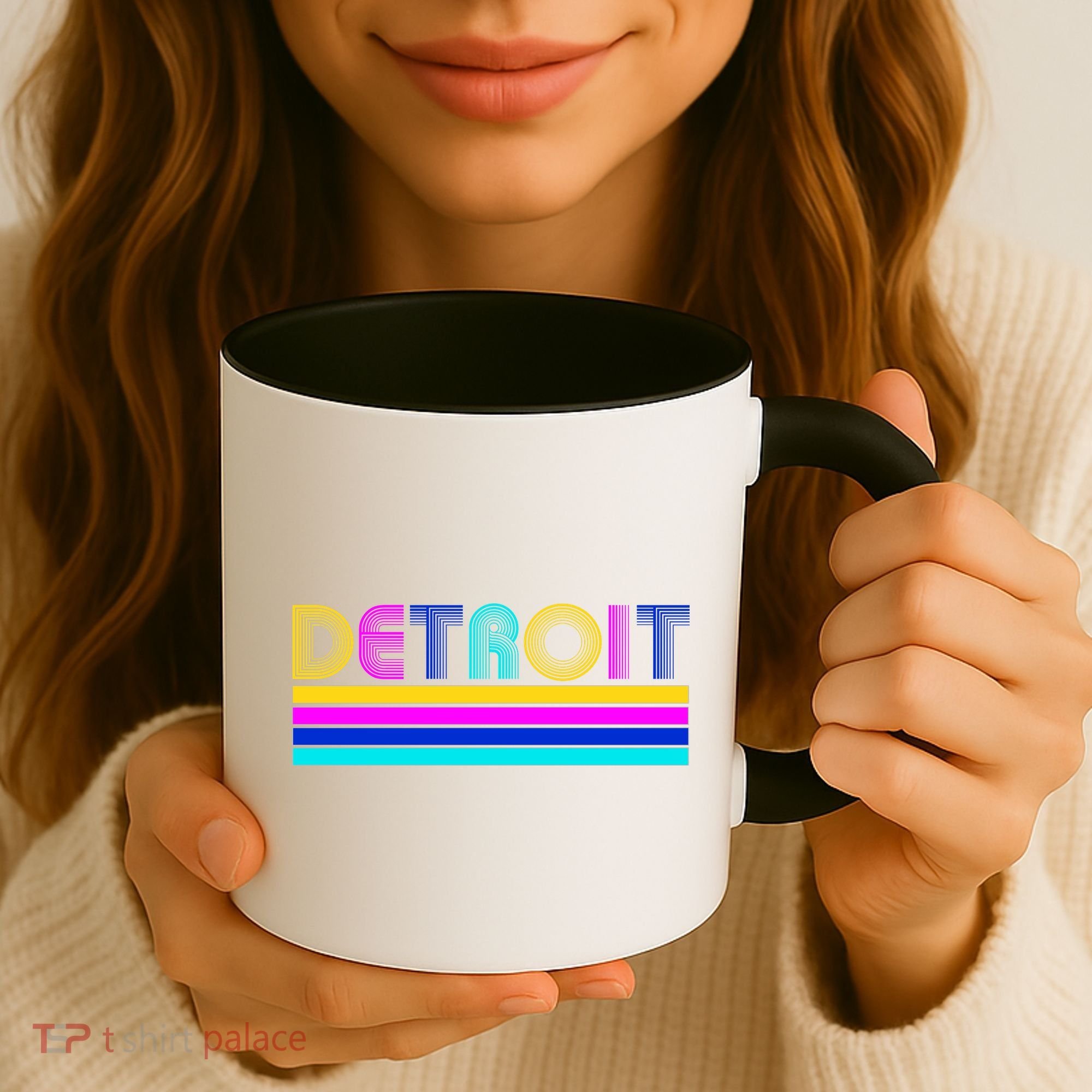 Retro Detroit Logo Coffee Mug