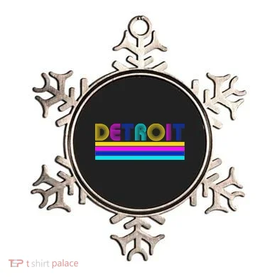 Retro Detroit Logo Ornament
