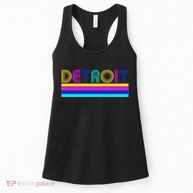 Retro Detroit Logo Women's Tank Top