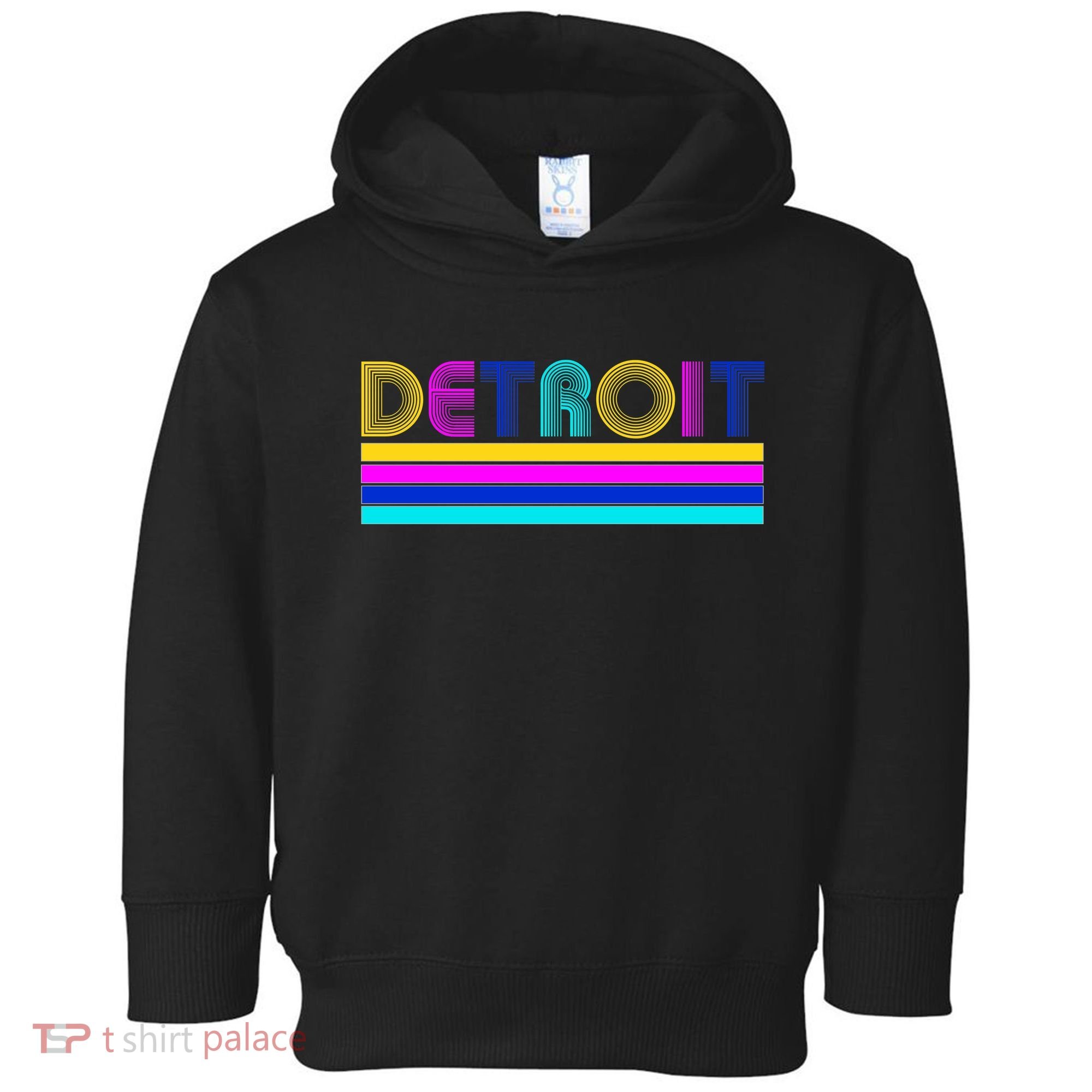 Retro Detroit Logo Toddler Hoodie