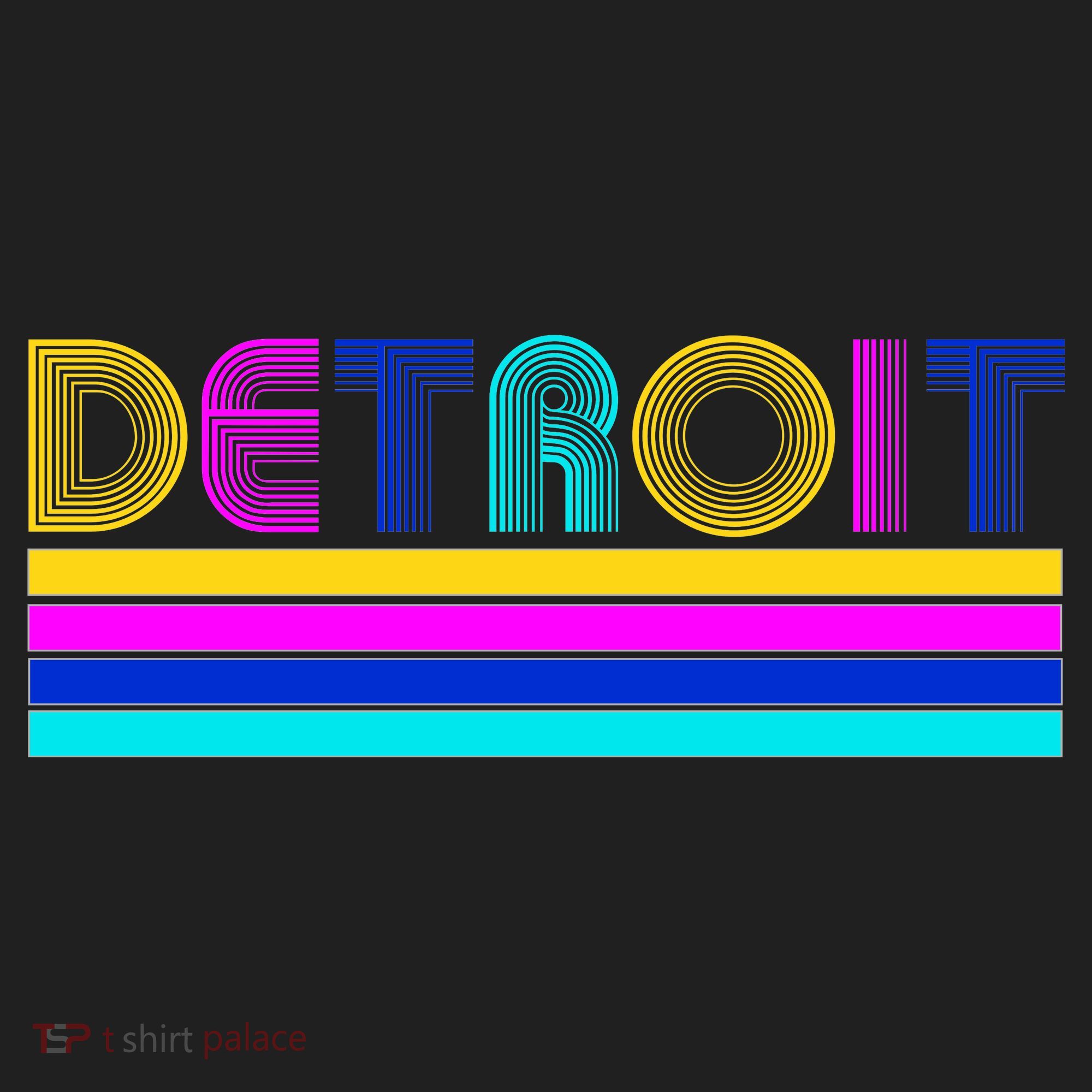 Retro Detroit Logo Golf Towel