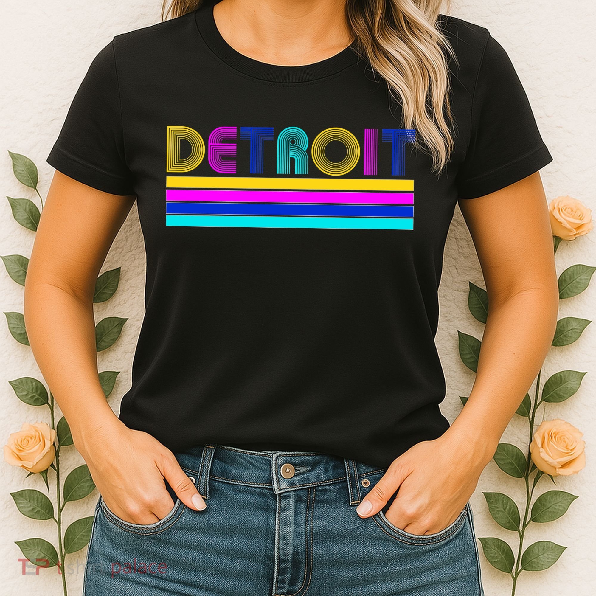 Retro Detroit Logo Women's T-Shirt