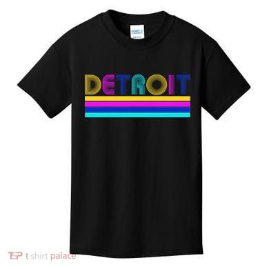 Retro Detroit Logo Kids T-Shirt