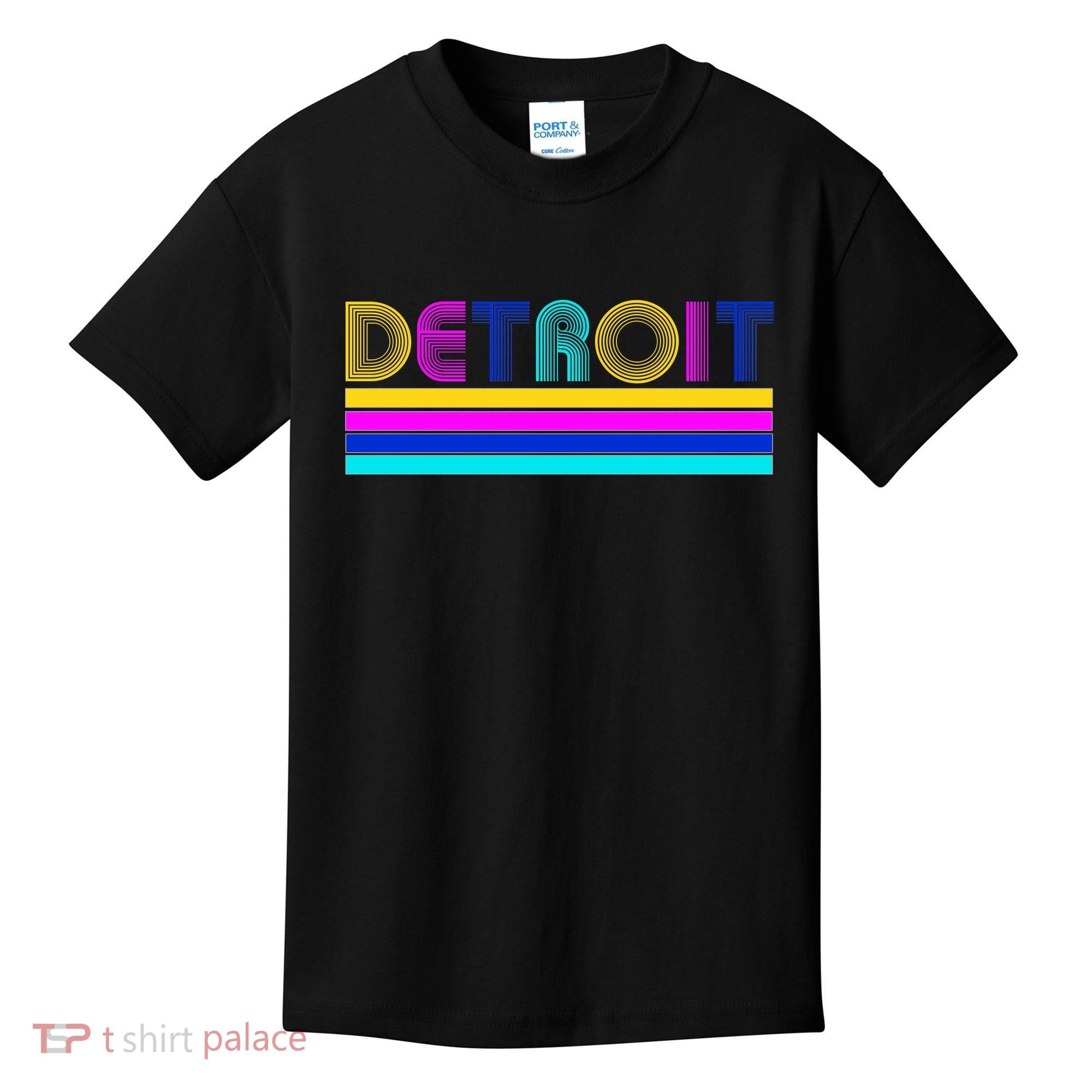 Retro Detroit Logo Kids T-Shirt