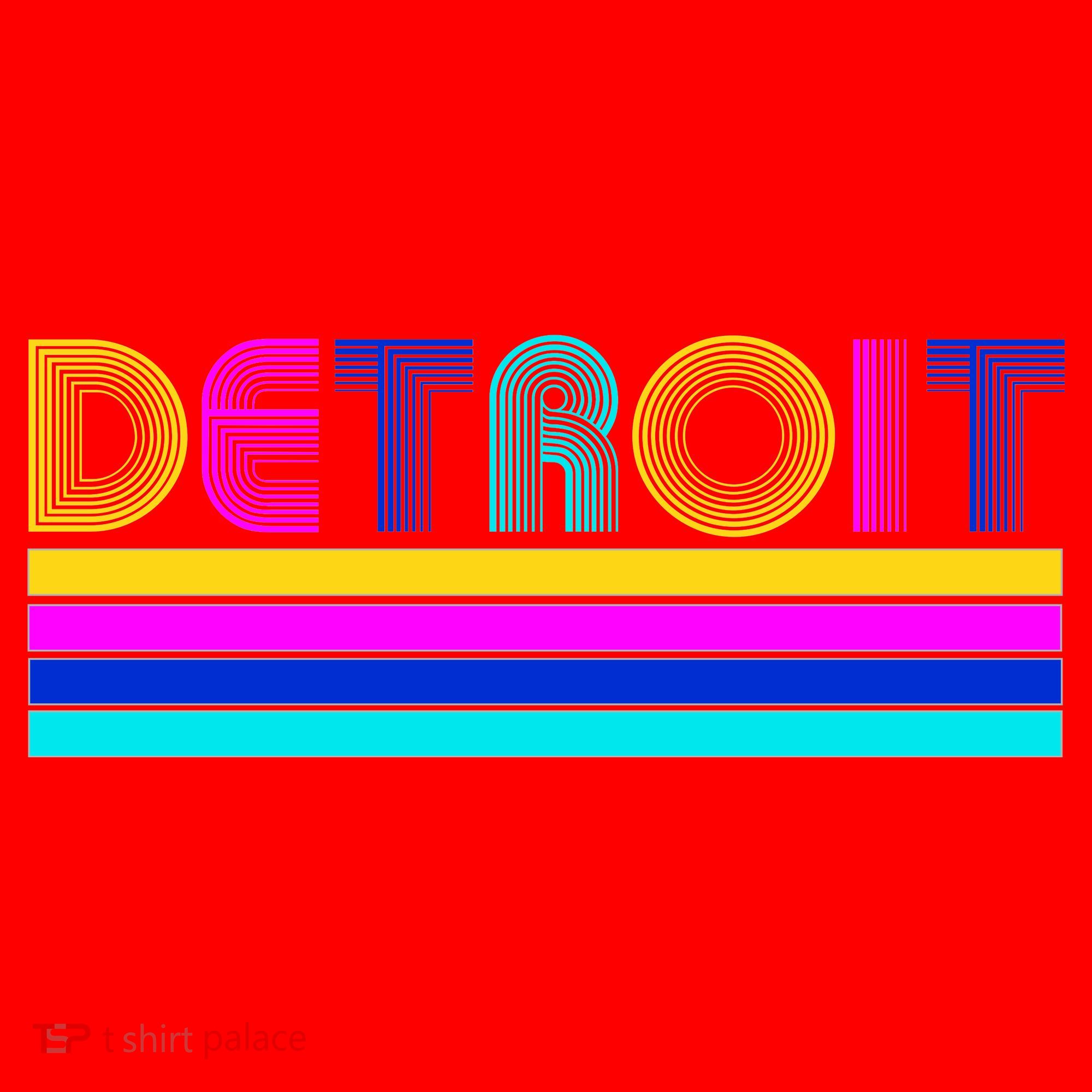 Retro Detroit Logo Santa Hat